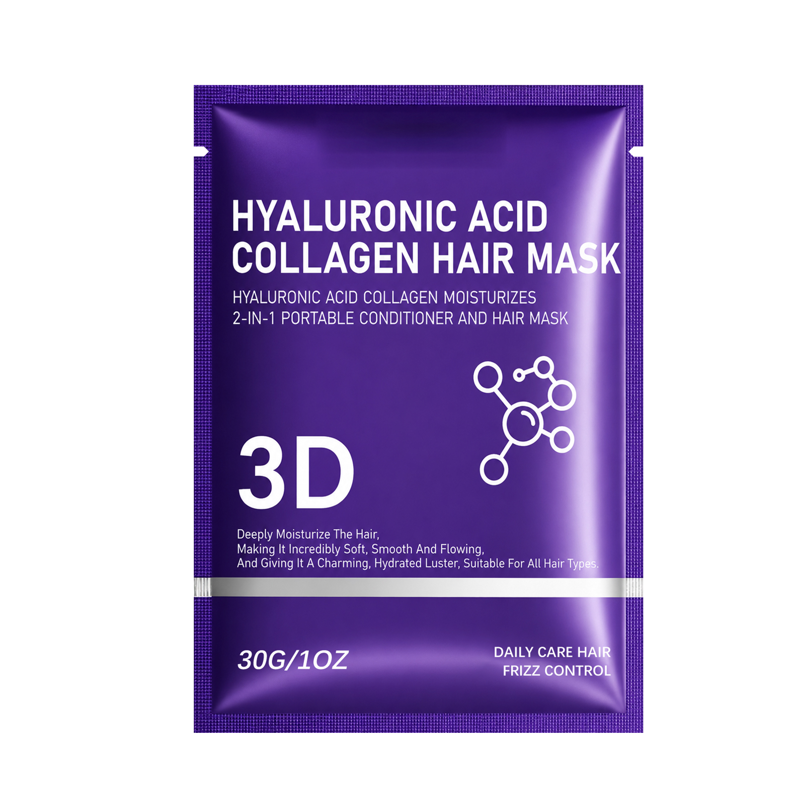 Hyaluronic Acid Moisturizing Hair Mask Nourish Dry Hair Hydrate Soften Repair Damaged Hair Strands Care Scalp And Tresses