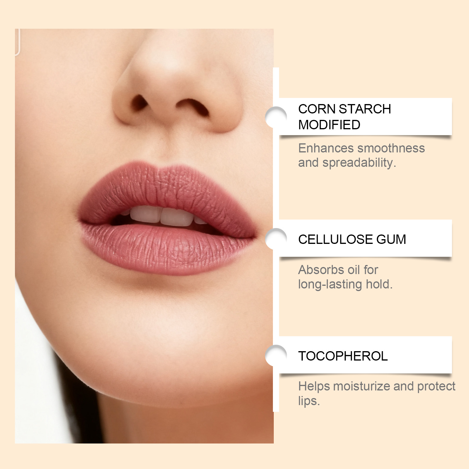 (Purple) Brown Waterproof Lip Liner Pen Vivid Color Silky Smudge Proof Natural Lightweight Plump Lip Cosmetic
