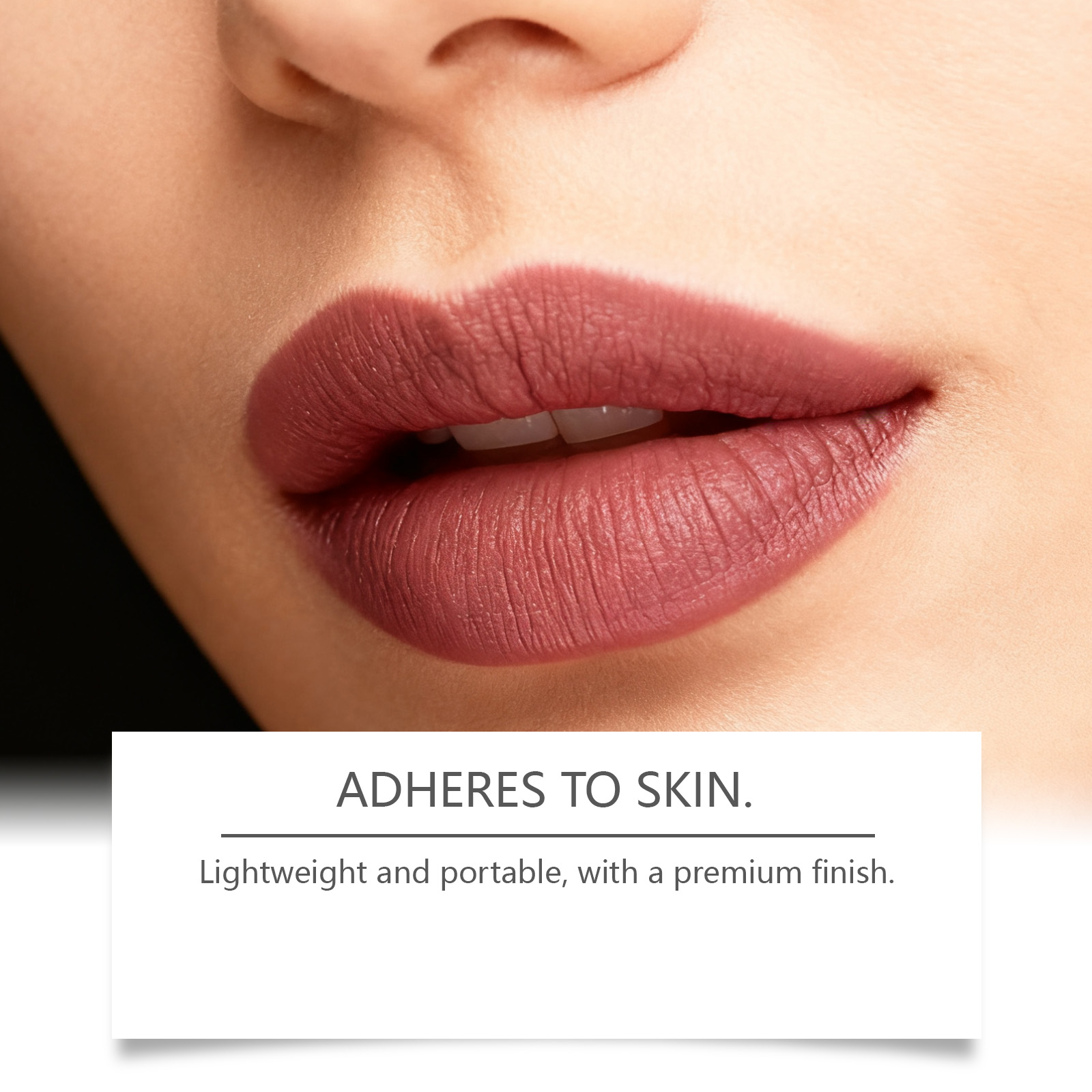 (Purple) Brown Waterproof Lip Liner Pen Vivid Color Silky Smudge Proof Natural Lightweight Plump Lip Cosmetic