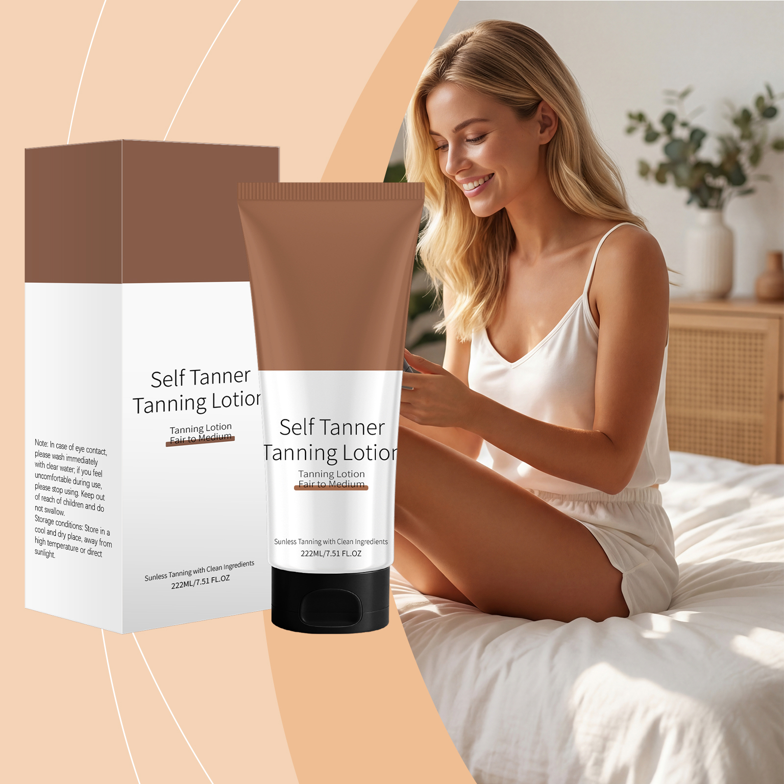 Tanning Skin Lotion Zero One Light Non Sticky Glossy Hydrating Outdoor Body Smear Cream Care Moisturizing Gentle