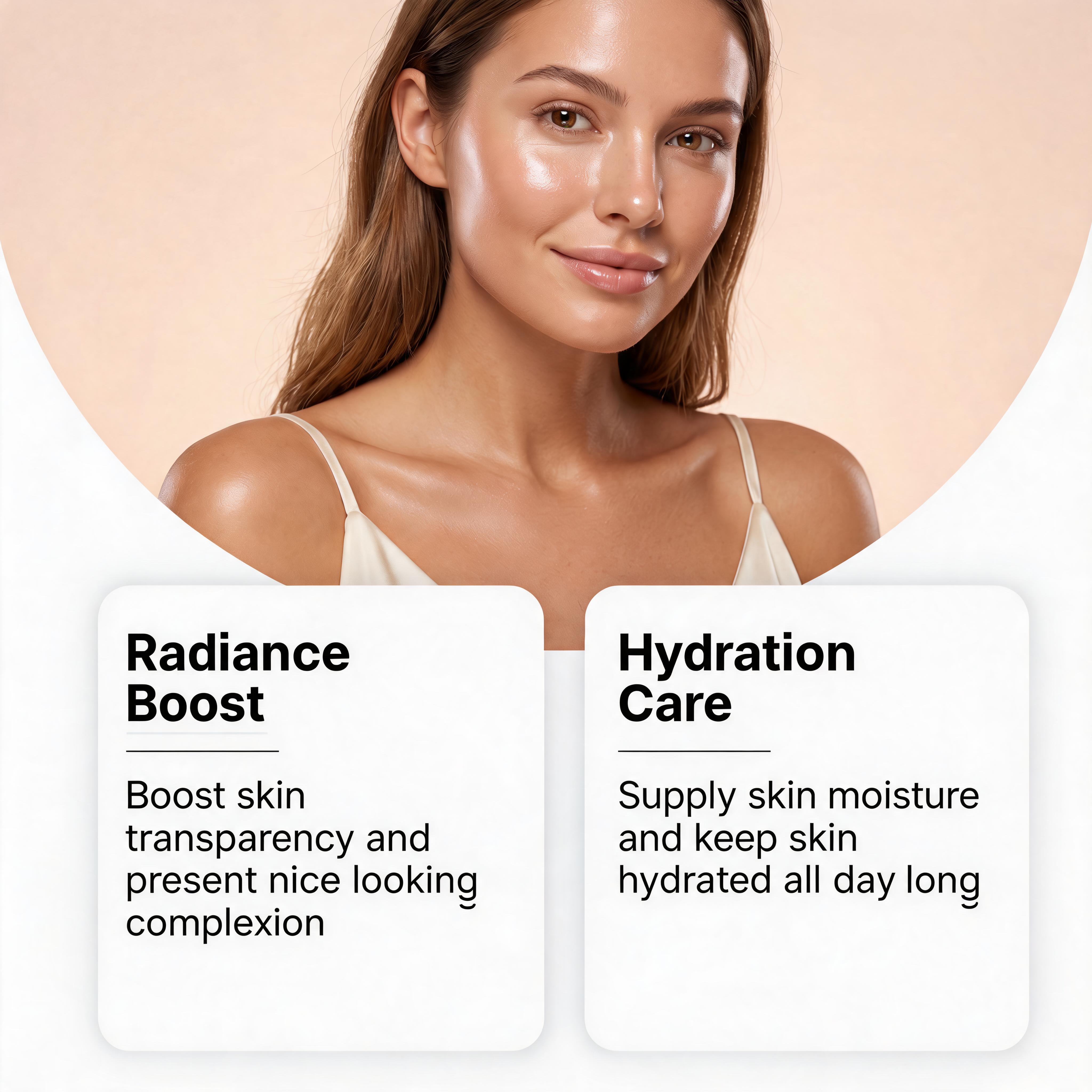 Astaxanthin Capsule Facial Cream Brighten Soft Smooth Delicate Comfort Light Absorb Skin Care Lotion Beauty Daily