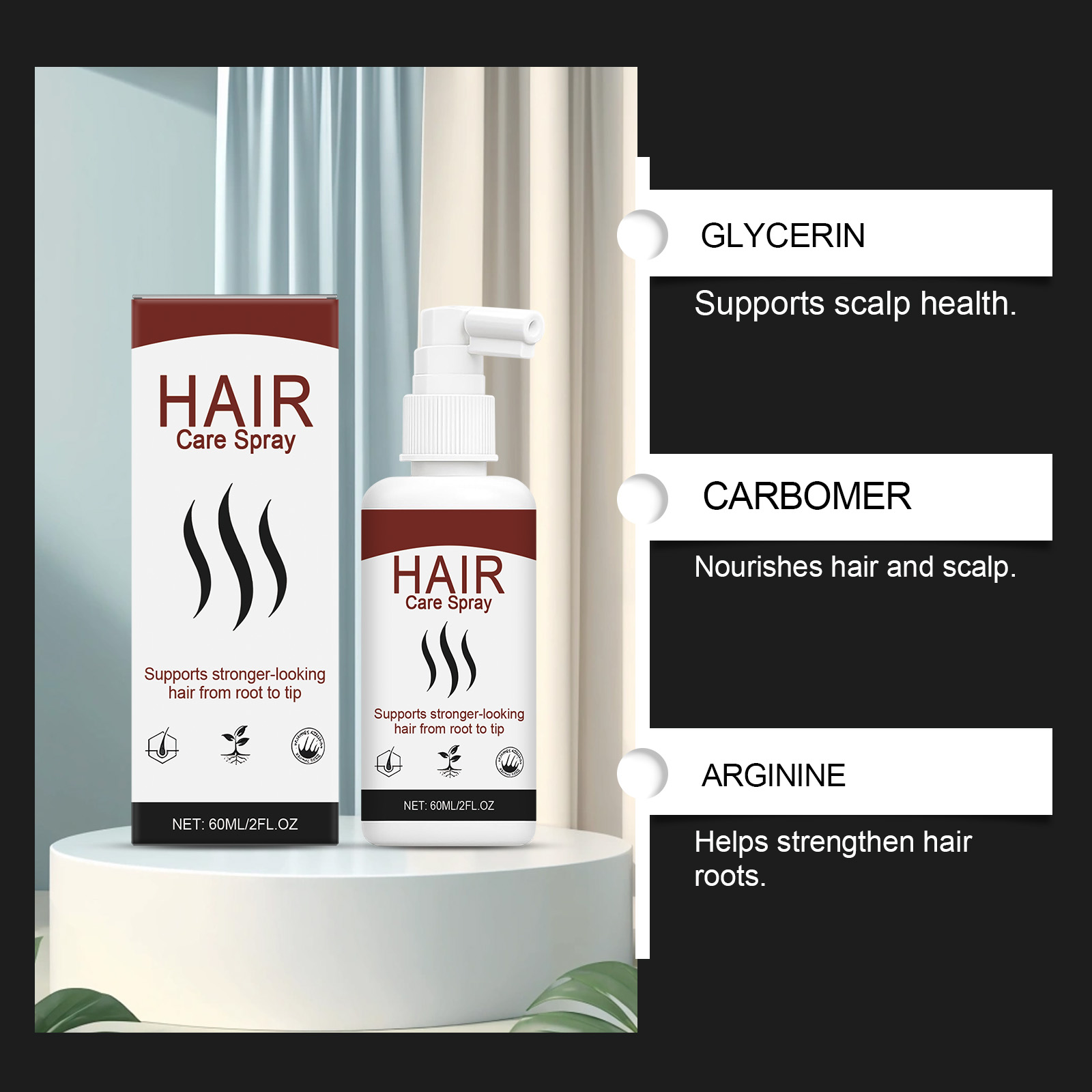 Hair Essence Voluminous Soft Light Hydrating Nourish Scalp Hair Root Care