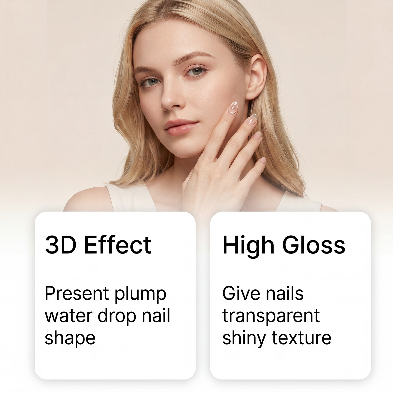Drop Gel Nail Polish Long Lasting No Fade Quick Dry Formula Decorate Bright Nail Surface Daily Manicure Tools