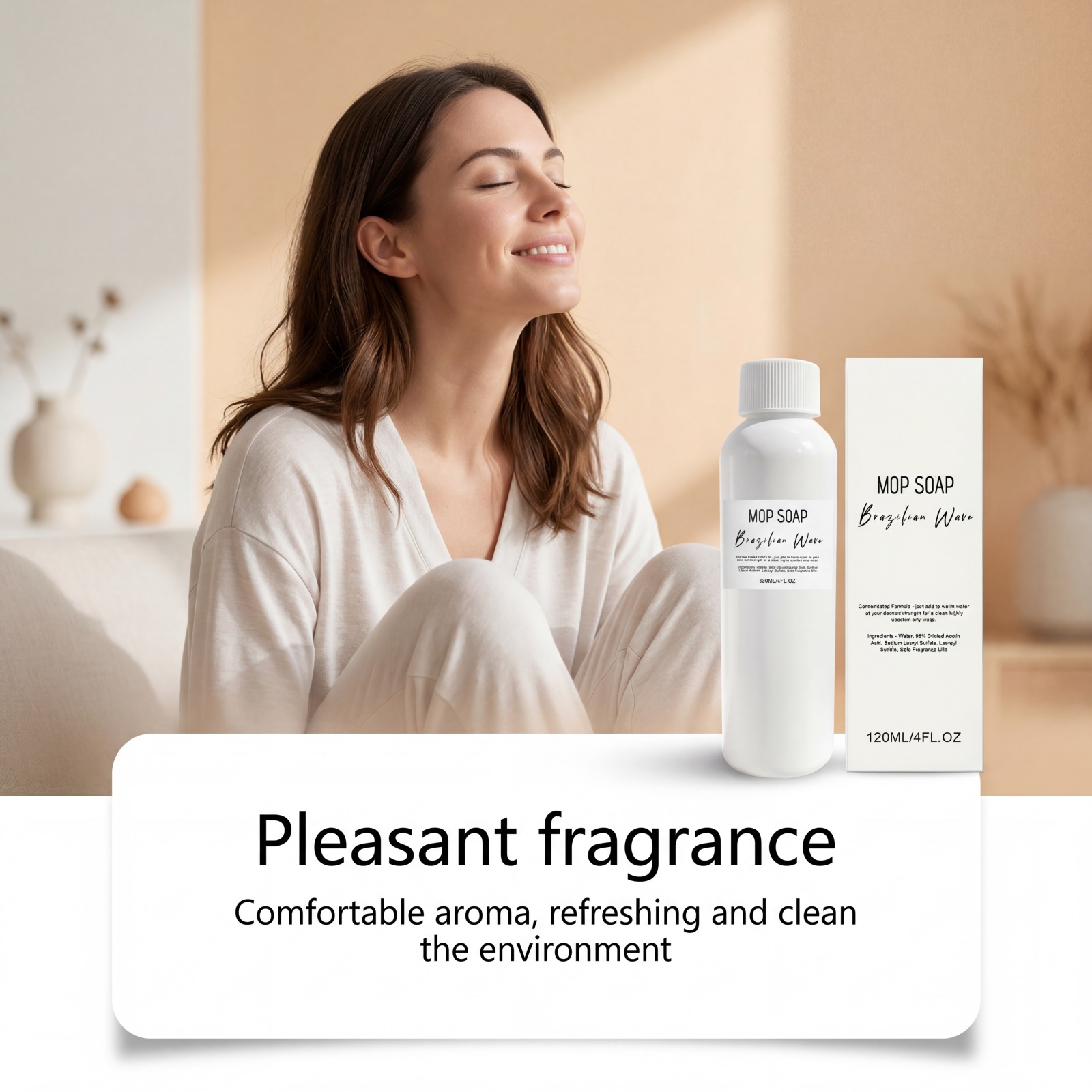 Floor Cleaner Daily Household Dirt Removal Brightening Deodorizing Fragrant Multi Effect Floor Tile Cleansing Liquid
