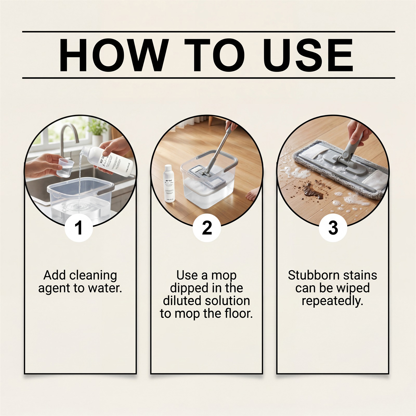 Floor Cleaner Daily Household Dirt Removal Brightening Deodorizing Fragrant Multi Effect Floor Tile Cleansing Liquid
