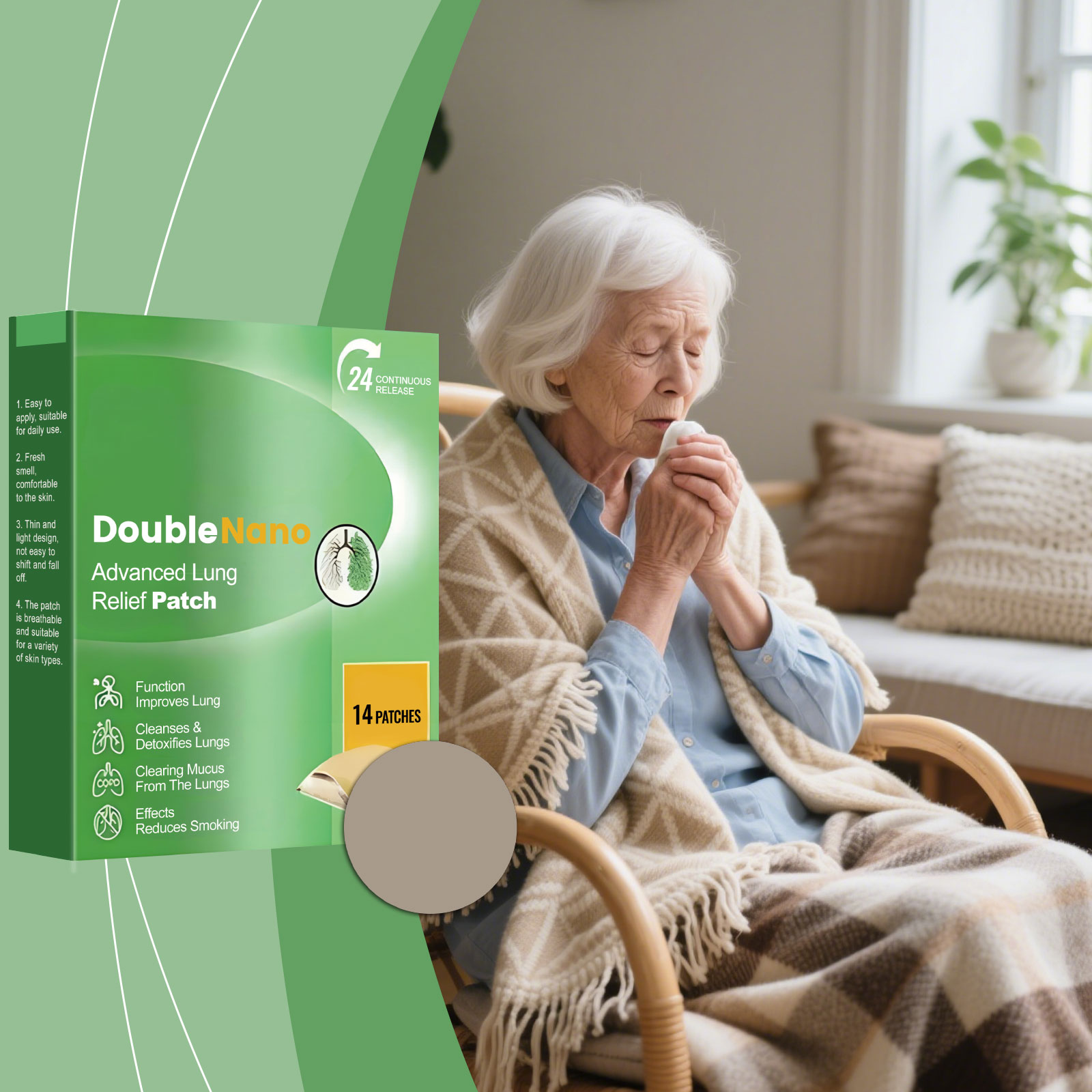 Herbal Care Patch Mild Herbal Formula Nourishing Comfort Daily Body Convenient External Care Patch