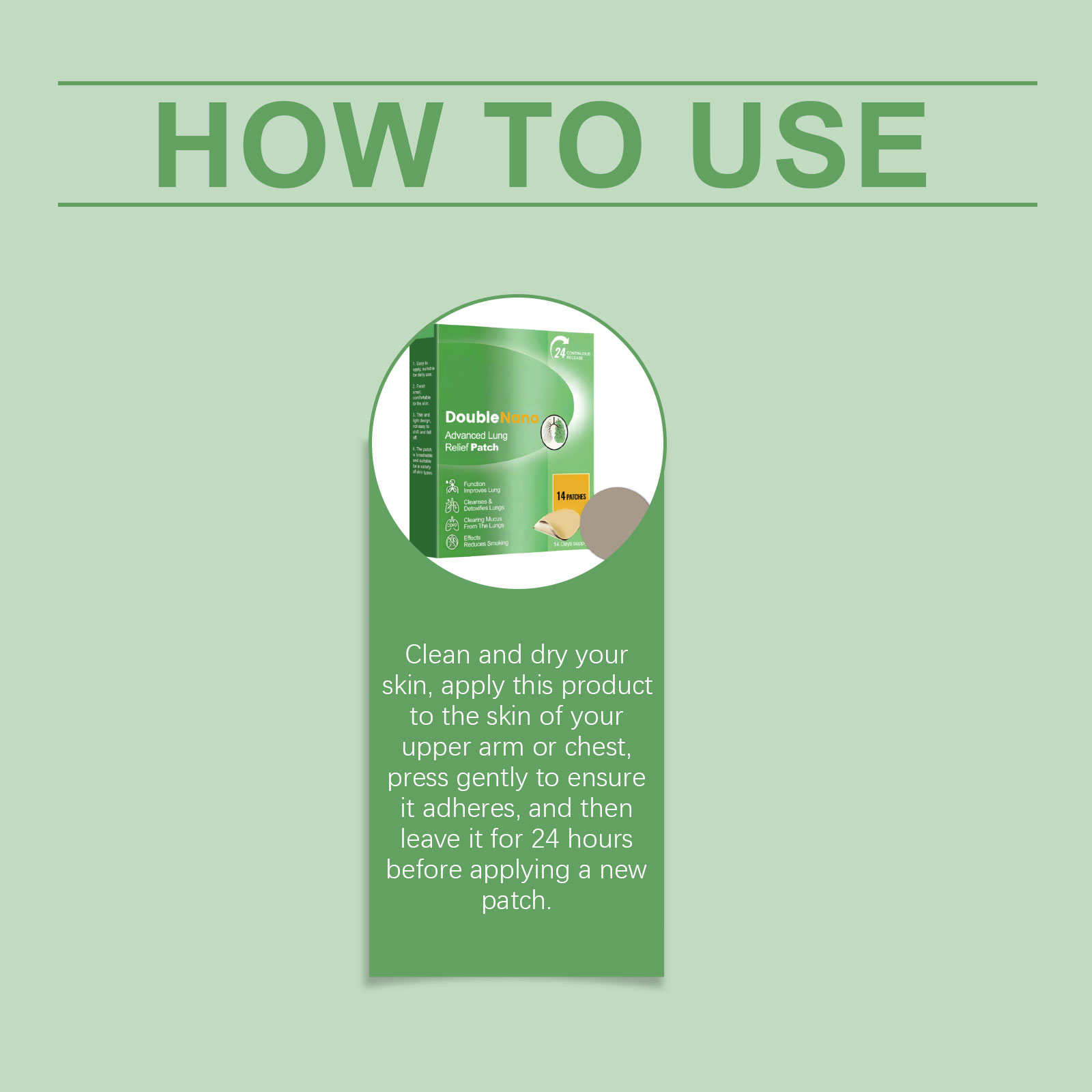 Herbal Care Patch Mild Herbal Formula Nourishing Comfort Daily Body Convenient External Care Patch