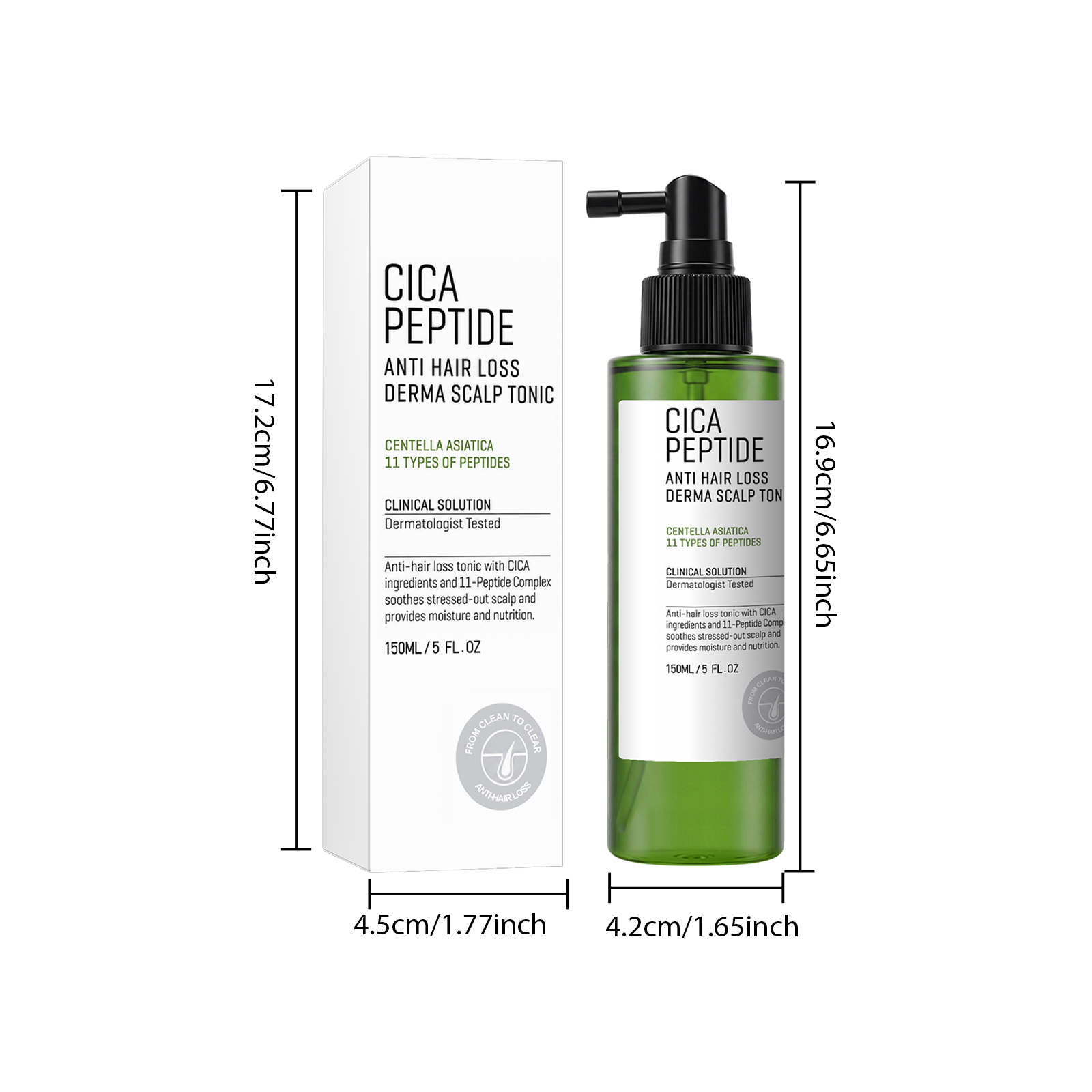 Scalp Care Liquid Mild Formula Daily Protect Scalp Fresh Texture Comfortable Nourish Hair Care Lotion