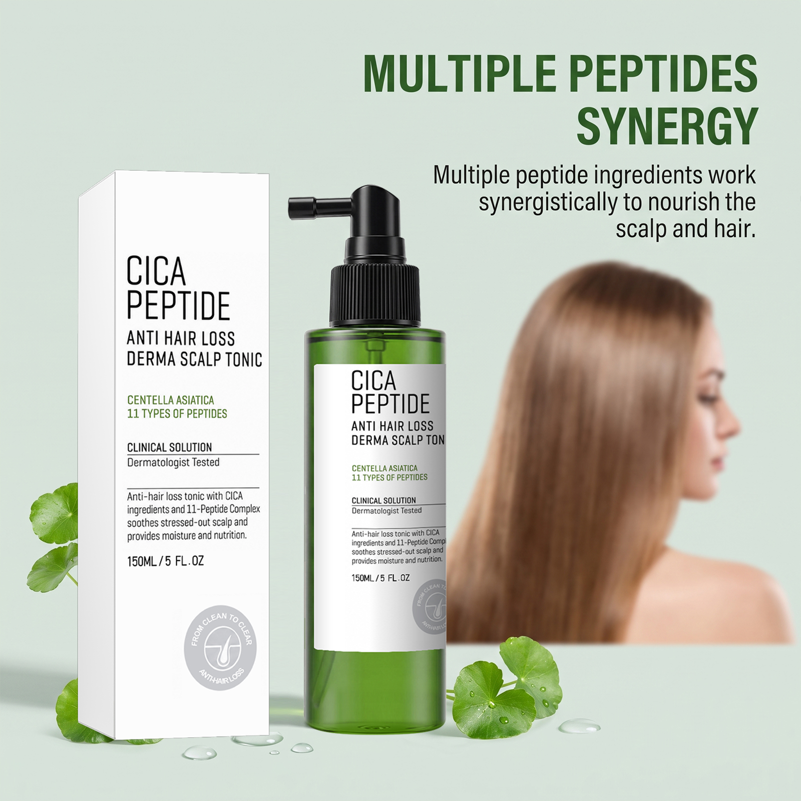 Scalp Care Liquid Mild Formula Daily Protect Scalp Fresh Texture Comfortable Nourish Hair Care Lotion