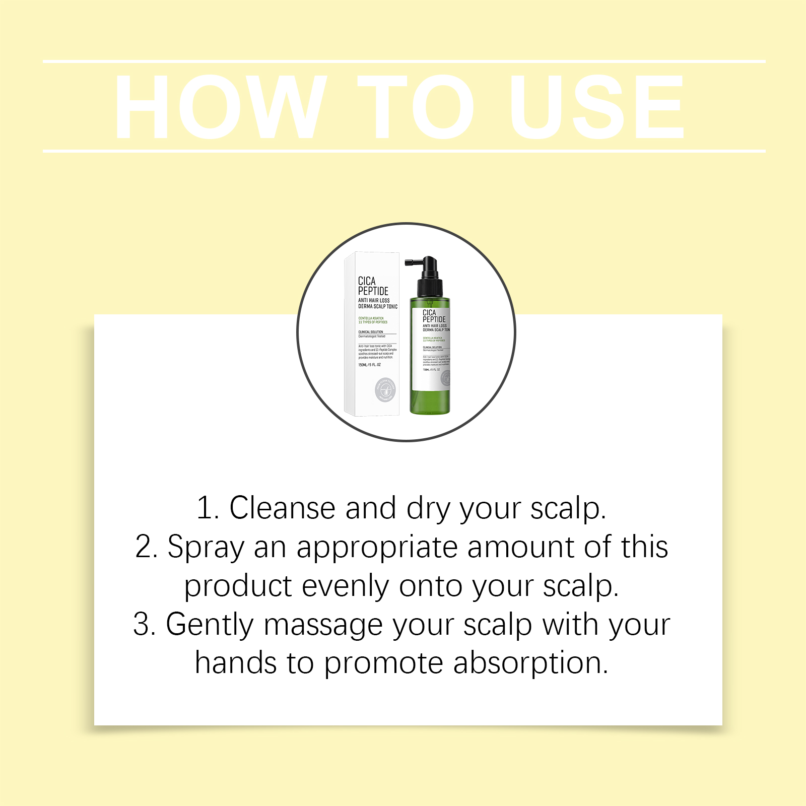 Scalp Care Liquid Mild Formula Daily Protect Scalp Fresh Texture Comfortable Nourish Hair Care Lotion