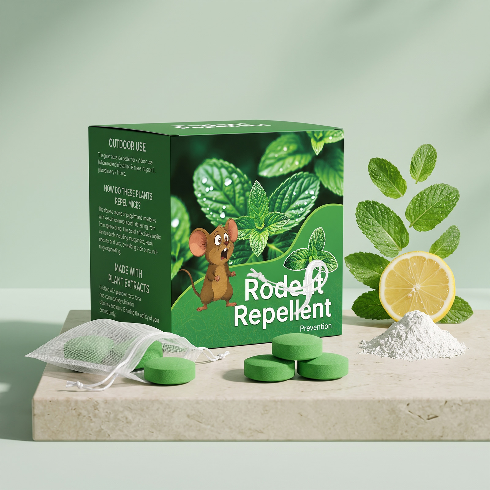 Rat Repellent Pellet Daily Household Odor Deterrent Anti Gnaw Portable Indoor Outdoor Warehouse Multi Scene