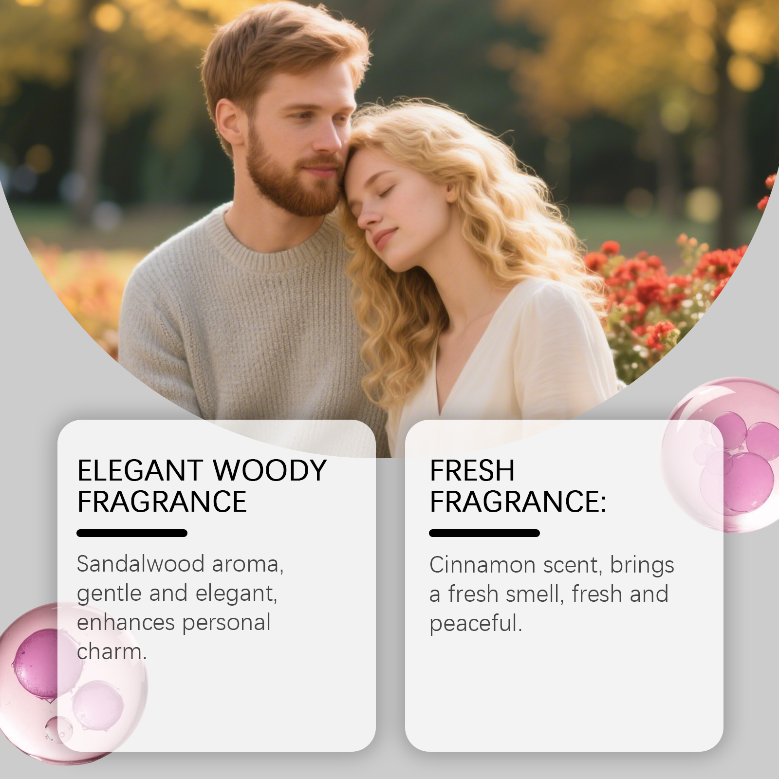 Charming Cologne Perfume Fresh Natural Longlasting Unique Scent Daily Commute Date Romantic Glamorous Fragrance