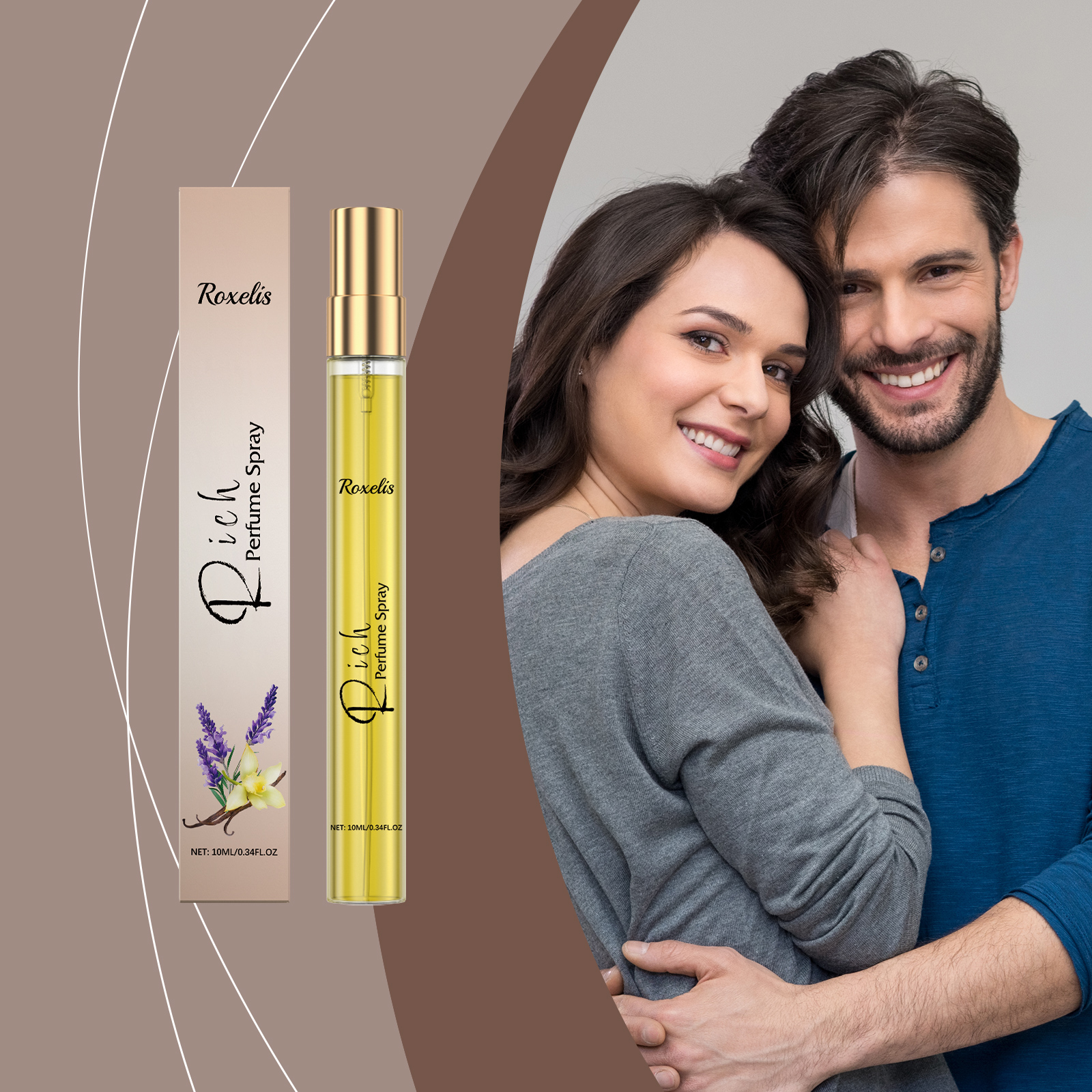 Rich Perfume Spray Lavender Floral Charming Fragrant Herb Fresh Longlasting Dating Portable Perfume