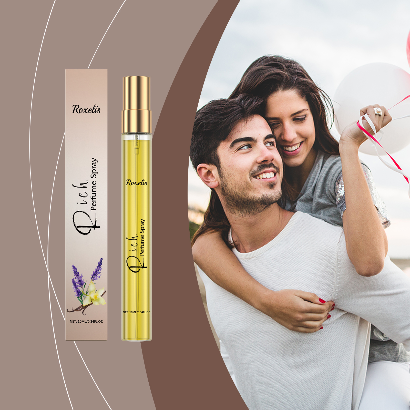 Rich Perfume Spray Lavender Floral Charming Fragrant Herb Fresh Longlasting Dating Portable Perfume