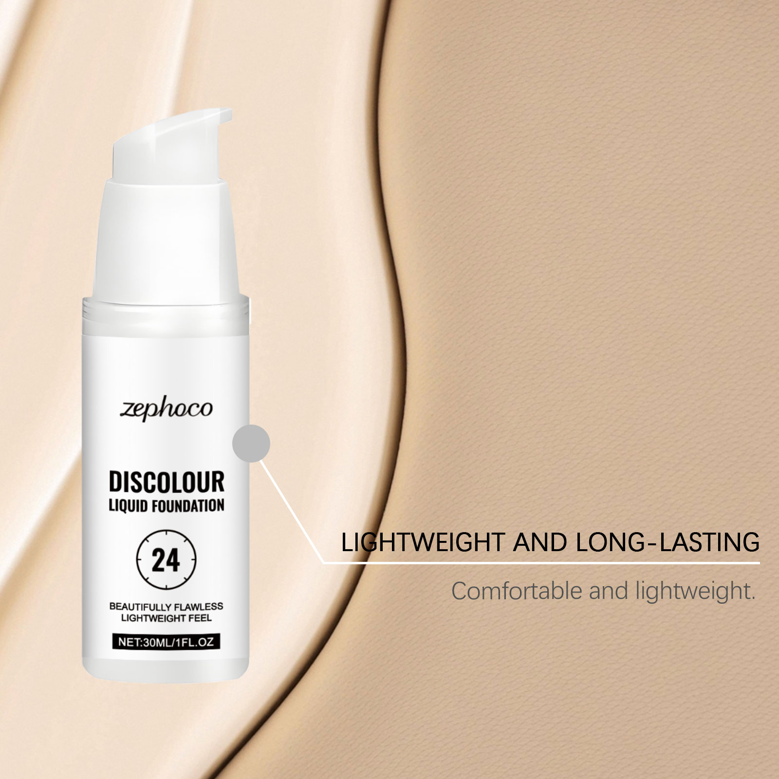 Moisturizing Color Changing Foundation Hydrating Natural Longwear Matte Sheer Concealer For Facial Makeup