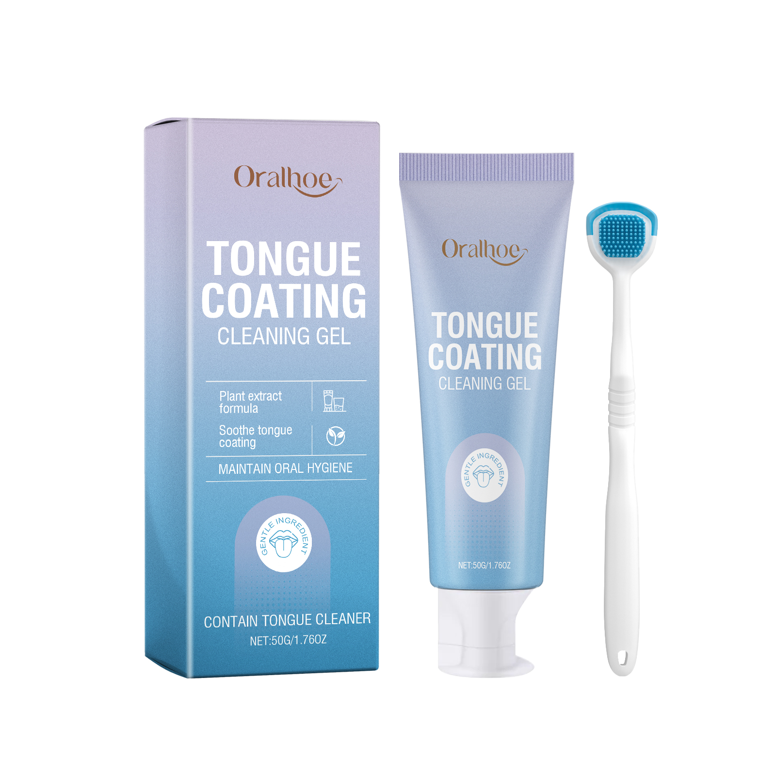 Tongue Cleaning Gel For Cleansing Refreshing Breath Removing Oral Odor Daily Oral Care