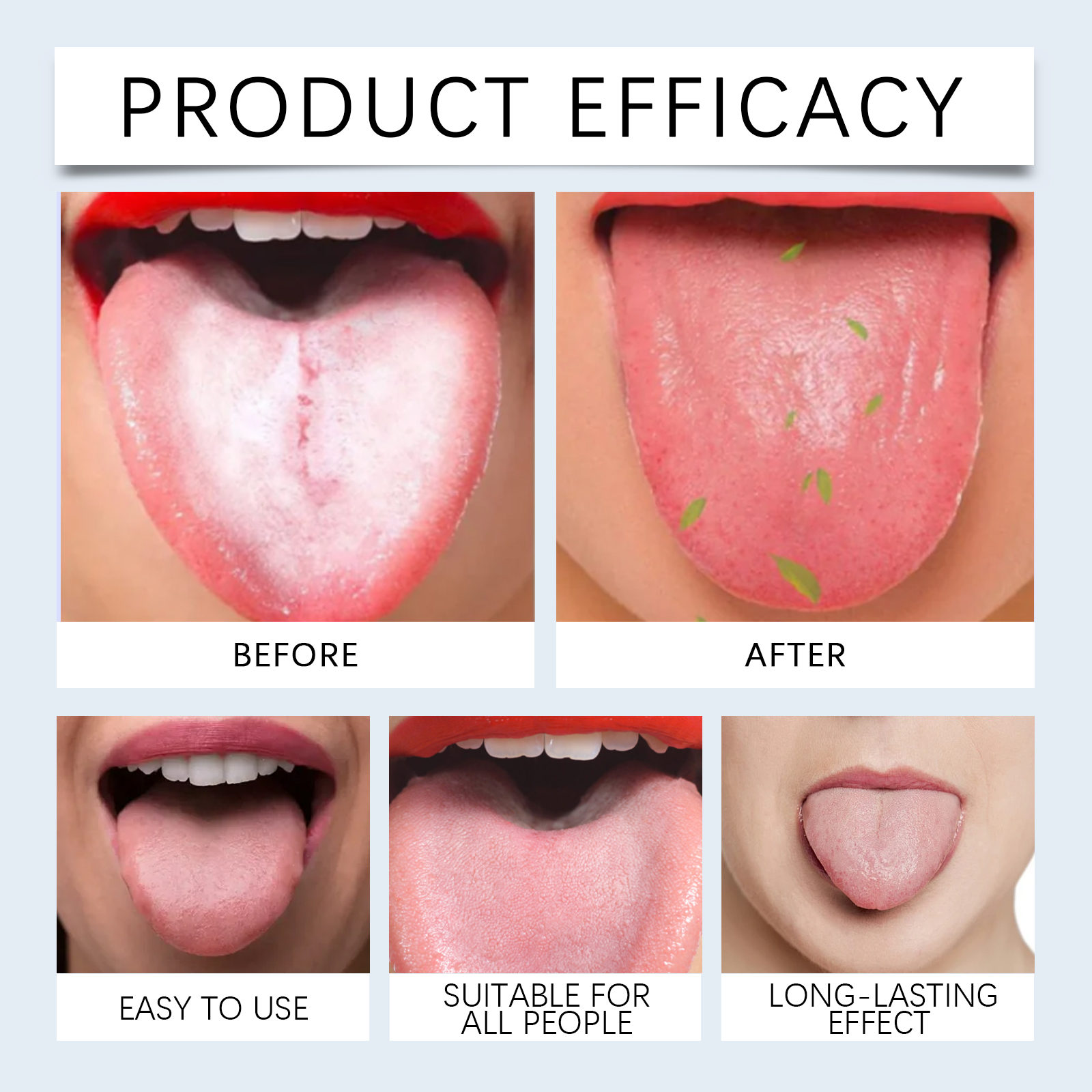 Tongue Cleaning Gel For Cleansing Refreshing Breath Removing Oral Odor Daily Oral Care
