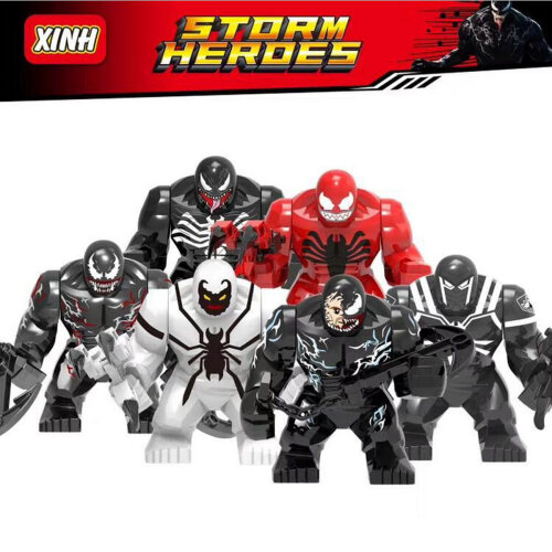 6PCS/SET Avengers Venom Mini figure Building Blocks Kids Toys