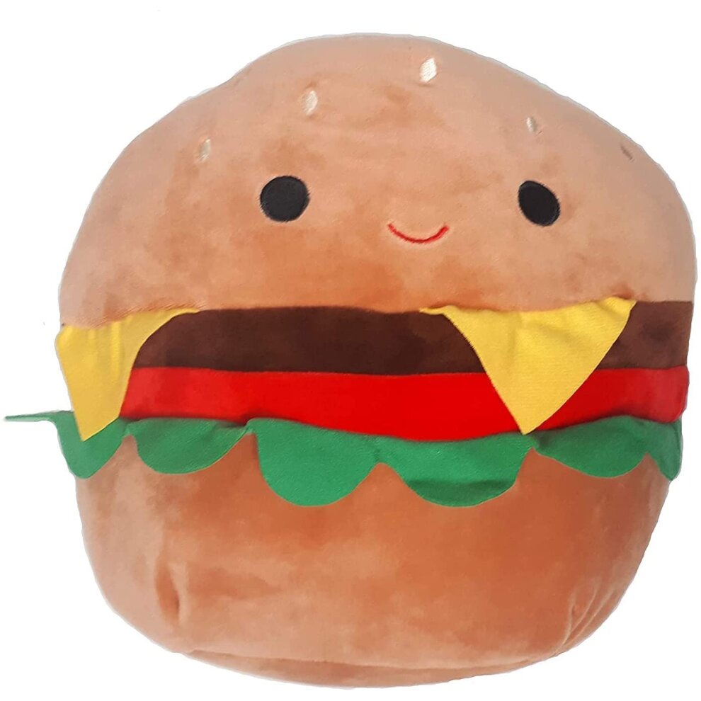 (Cheeseburger) Squishmallows Plush Teddy Doll Kids Soft Toys Animals Axolotl Unicorn