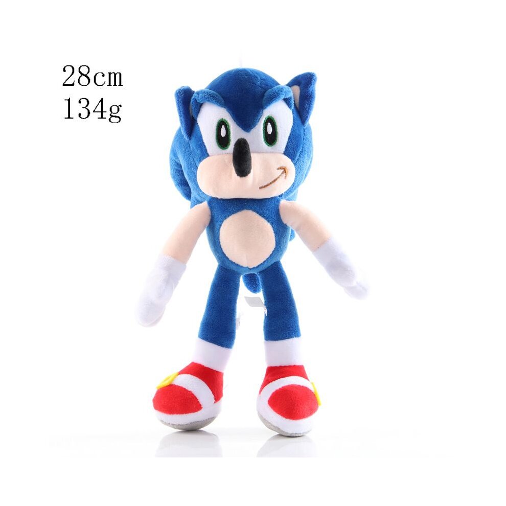 (Sonic, 28cm/11inch) 28cm Sonic The Hedgehog Shadow Amy Rose Knuckle Tail Plush Toy Soft