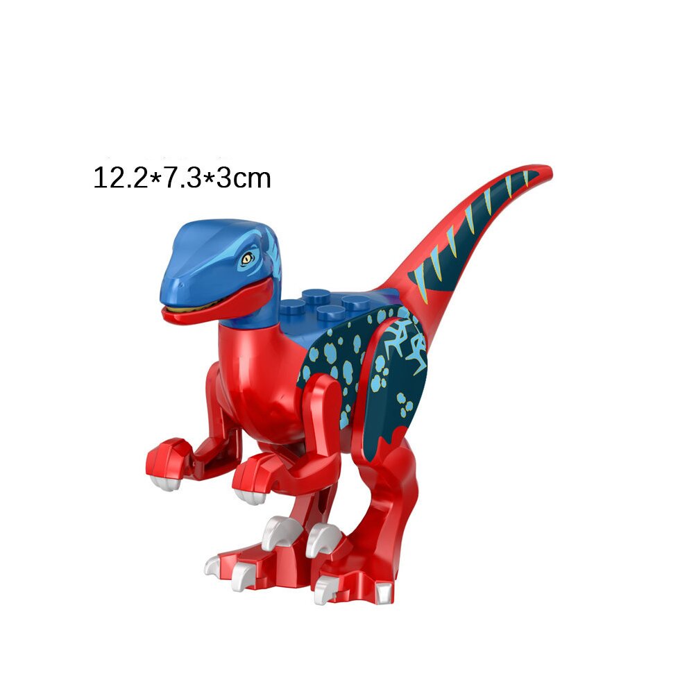 8PCS Raptor Tyrannosaurus rex Building Block Minifigures Toys Fit Lego