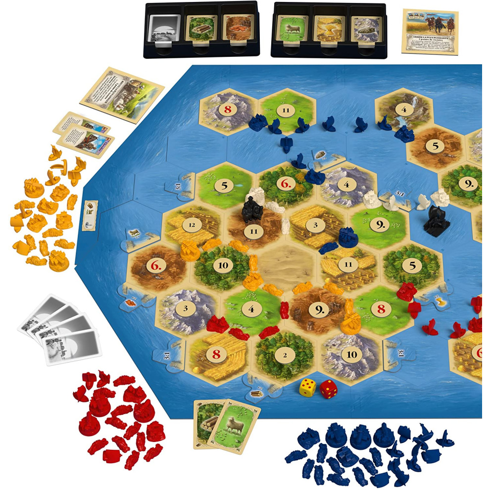 (Catan Board Seaman Game Extended Version 5~6 Peopl) Board Game Family Leisure Party Entertainment