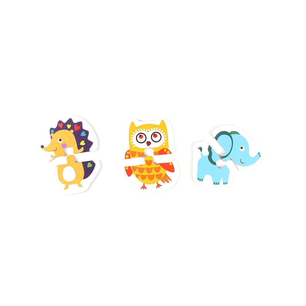 (Animal Cartoon Puzzle) Baby Early Education Educational Cartoon Jigsaw