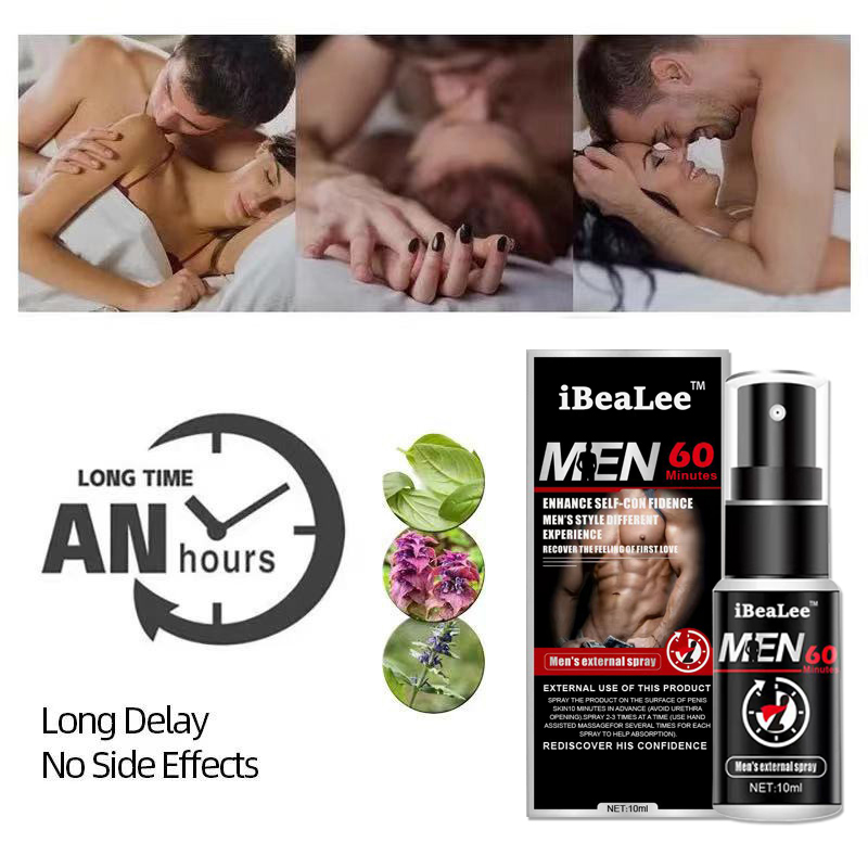 iBeaLee Delay Spray Long Power Mens External Spary Strong Lasting 60 Minutes