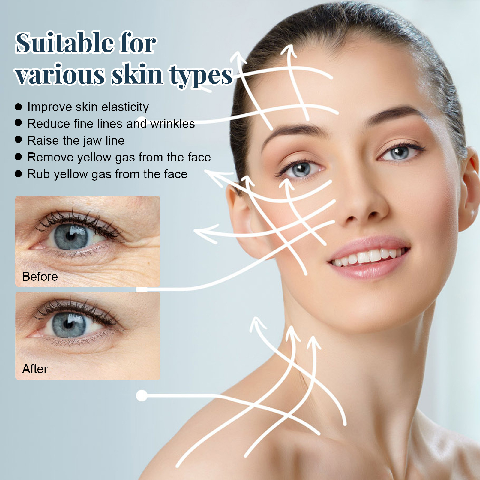 Protein Thread Lifting Face Filler Protein Line Hydrolyzed Collagen Absorbable Smoothing Firming Moisturizing Tightening Anti-wrinkle