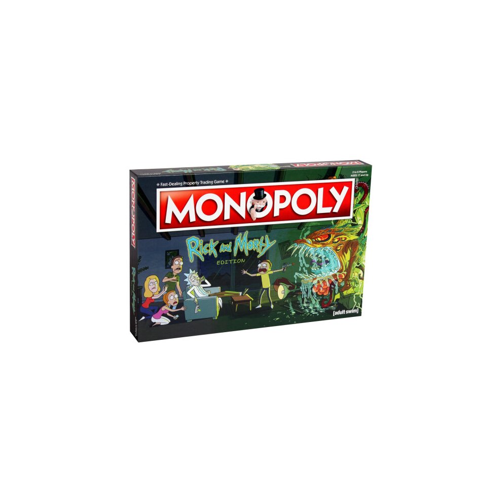 Rick And Morty Monopoly Board Game Party Card Game