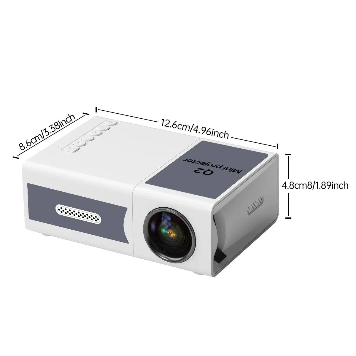 Portable 1080P Mobile Phone Same Screen Mini Projector Outdoor Movie Home Theater Projection At Home