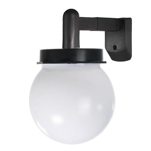 Globe Fence Solar Power Wall Security Ball Light Decking Patio 4pcs