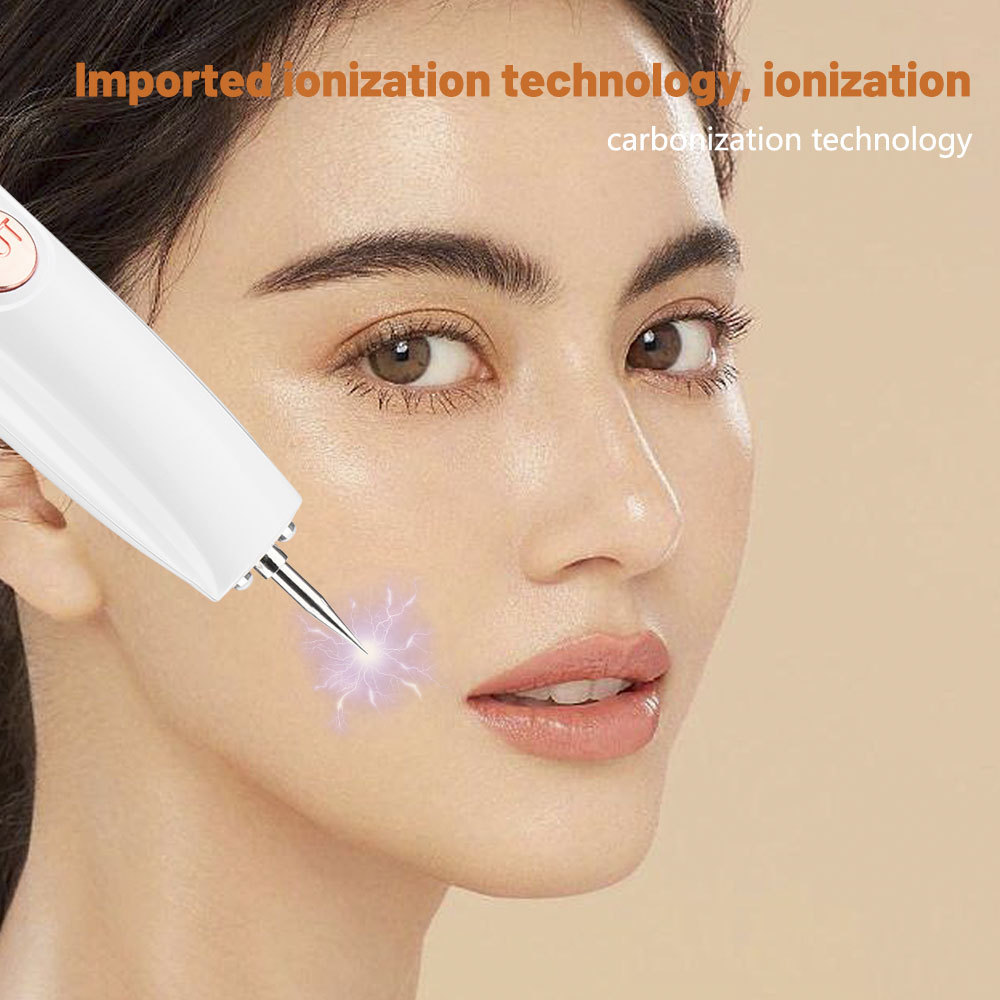 Freckle Dark Spot Mole Pen Blue Light Ionized Carbonization Repair Electric Salon Special Remove Skin Tag Fat Grain Warts Berrugas Eliminator Plasma Pen