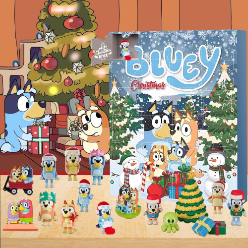 Christmas Bluey Advent Calendar Contains 24 Gifts Christmas Co