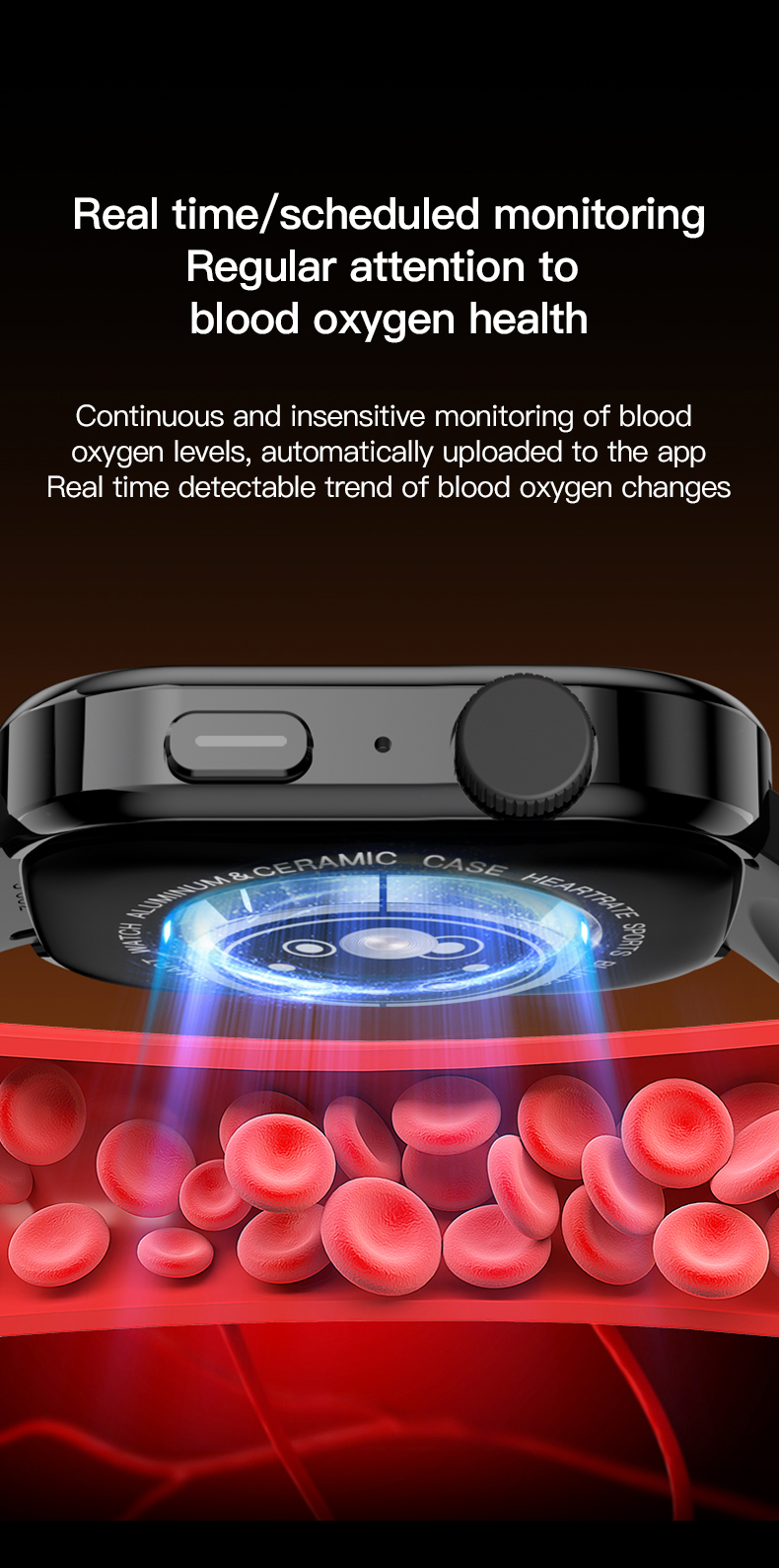 Smartwatch for Men Women 2 Inch Bluetooth Call Smart Watch Outdoor Sport Fitness Tracker Heart Rate Real Time Monitor Waterproof