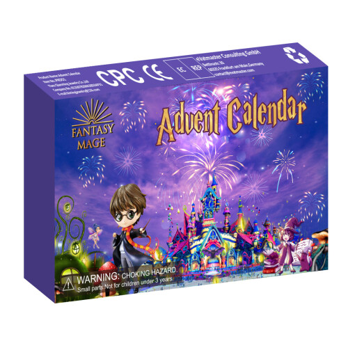 Harry Potter Advent Calendar 24 Days Christmas Countdown Calendar Movie Anime Character Models Toys Decorations Children Gift