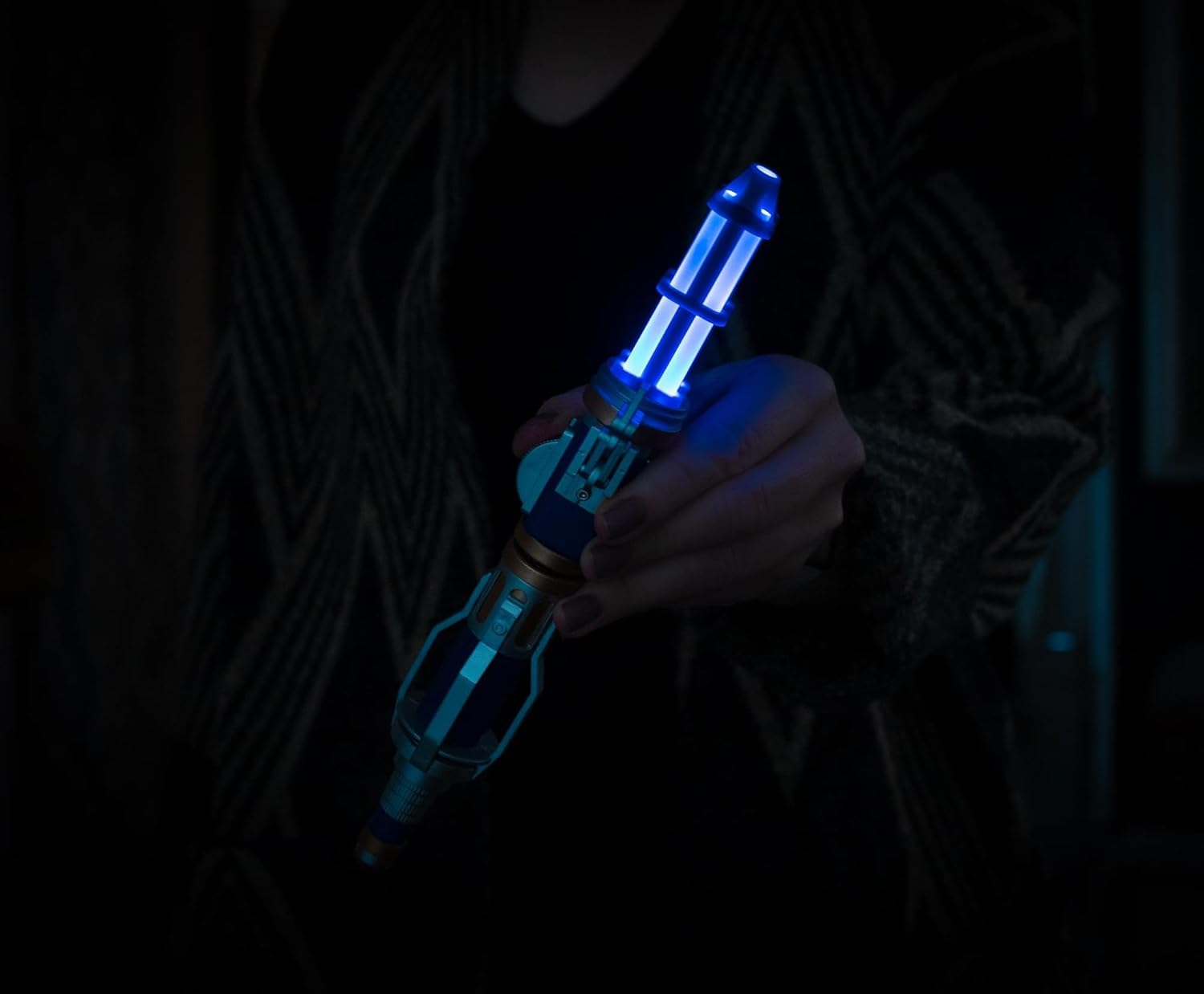 Doctor Who 12th Doctor Electronic Sonic Screwdriver Prop | Toynk Exclusive, Blue