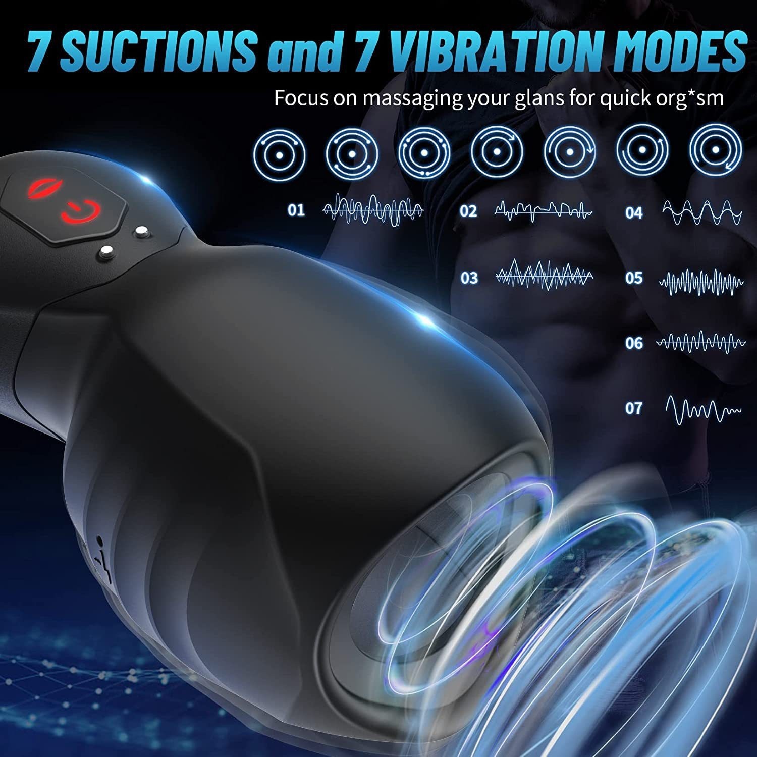 Adult Masturbators Men Sex Toys Vibrator Pussy Automatic Masturbator Vajina Sucking Massage Heating Deep Licking Glans Blowjob Penis Exercise Delay Trainer