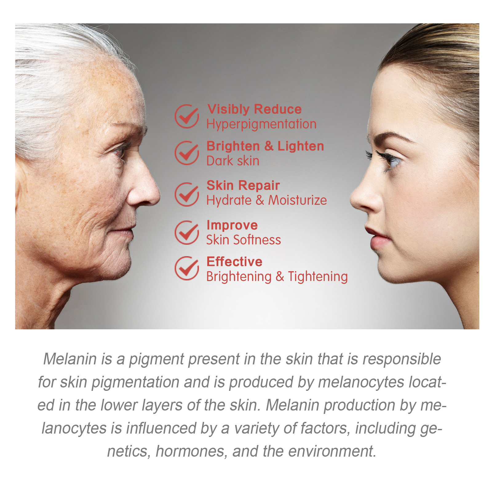 (1PC) Dark Spots Remover Cream Face Cream Fade Uneven Pigment Brightening Shrink Pores Moisturize Lighten Soften Improve Dull Skin Reduces Fine Lines Facial Care