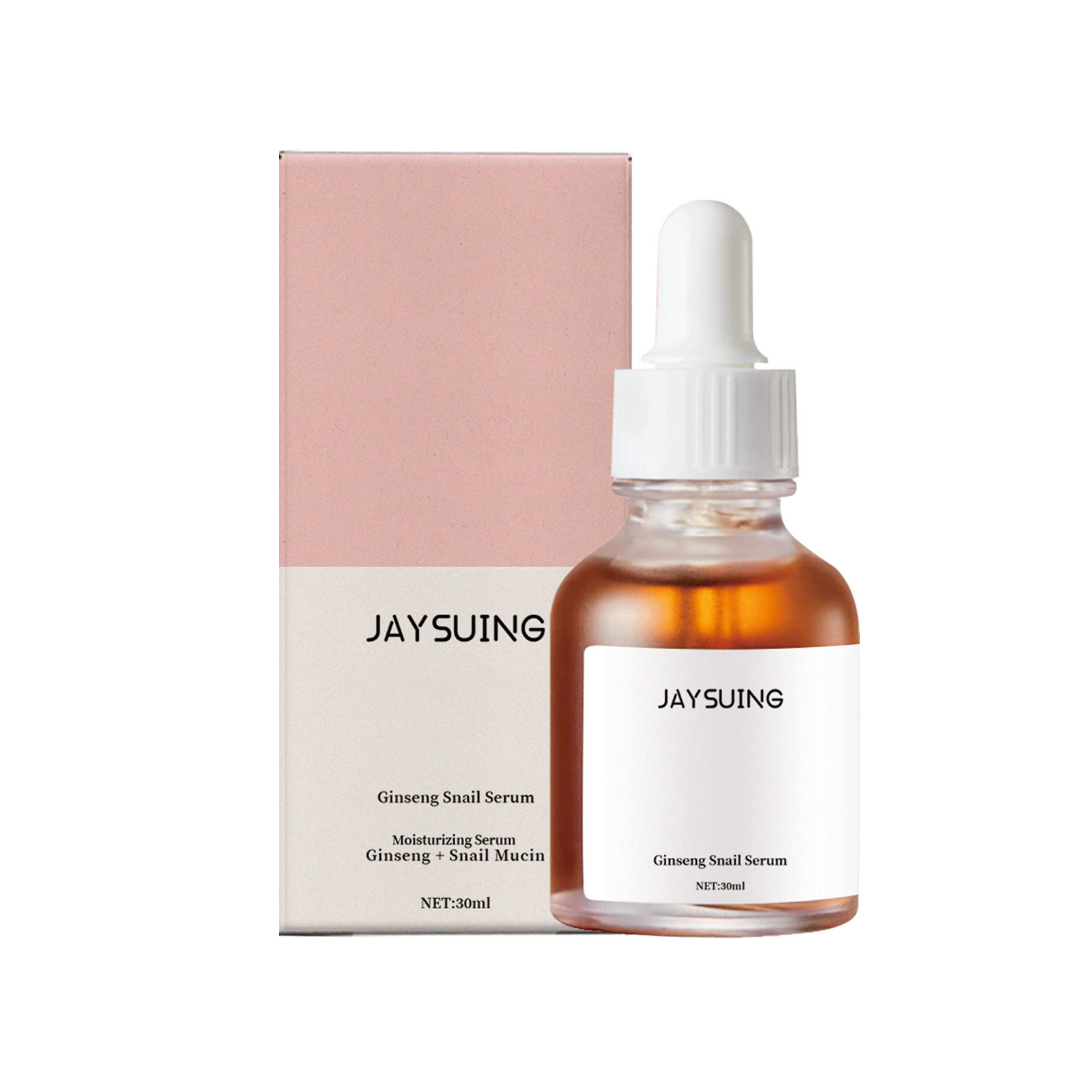 (1 PC) Ginseng Snail Serum Anti Wrinkle Anti Aging Eye Face Lifting Tightening Fade Fine Lines Moisturizing Brighten Glow Korean Beauty Skin Care Cosmetics