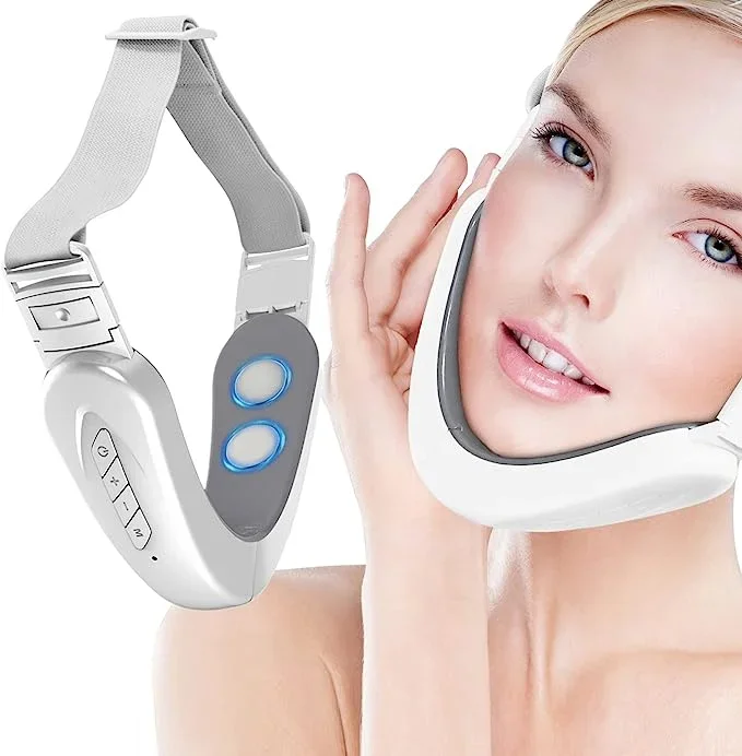 EMS Facial Lifting Machine Double Chin Remover V Shape Face Lifting and Firming Face Slimming Device Skin Tightening Facial Massager Beauty Device Belt