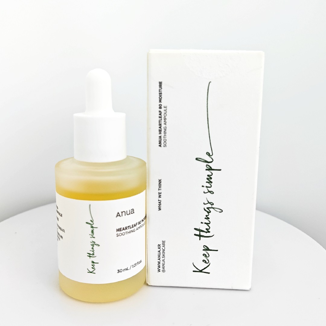 Anua HARTLEAF 80 Percent MOISTURE SOOTHING AMPOULE 30ml