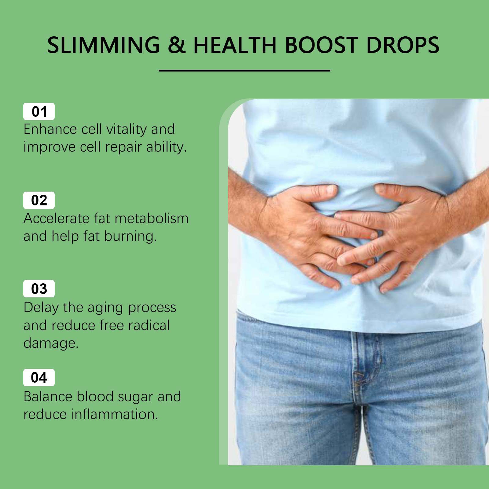 Slimming & Health Boost Drops Support Your Daily Wellness Routine Natural Plant-Based  Health Solution Ultra Concentrated Moringa