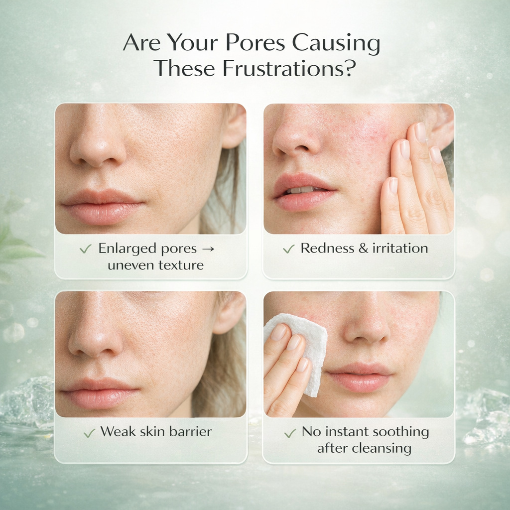 Pore Soothing Multi Effect Repair Balm Skin Smoothing Treatment for Daily Home Care Natural 30g