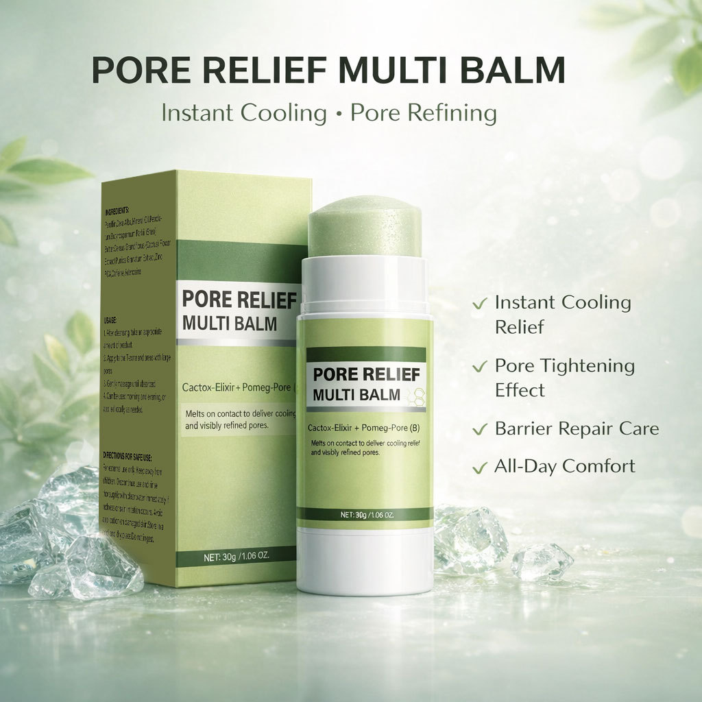 Pore Soothing Multi Effect Repair Balm Skin Smoothing Treatment for Daily Home Care Natural 30g