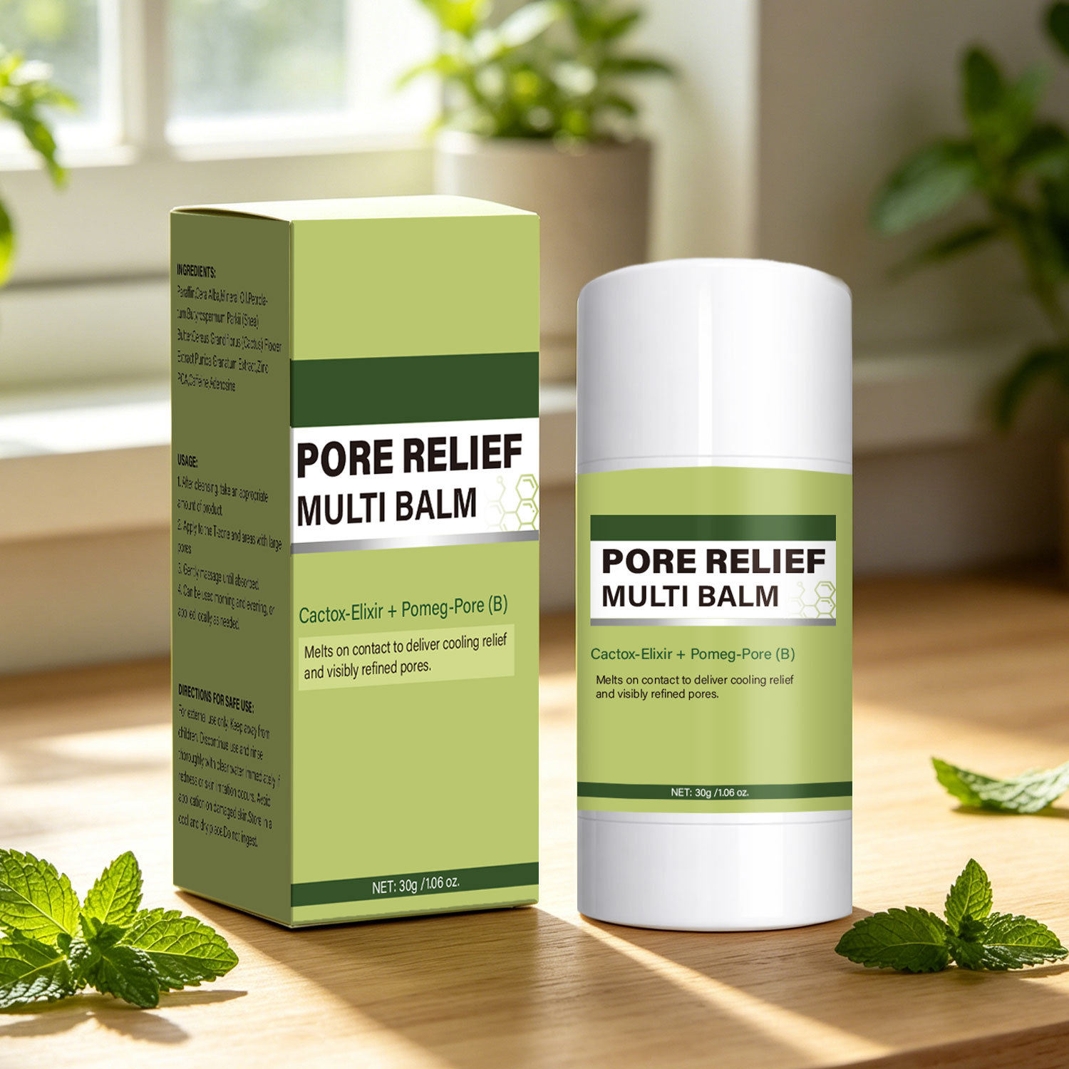 Pore Soothing Multi Effect Repair Balm Skin Smoothing Treatment for Daily Home Care Natural 30g