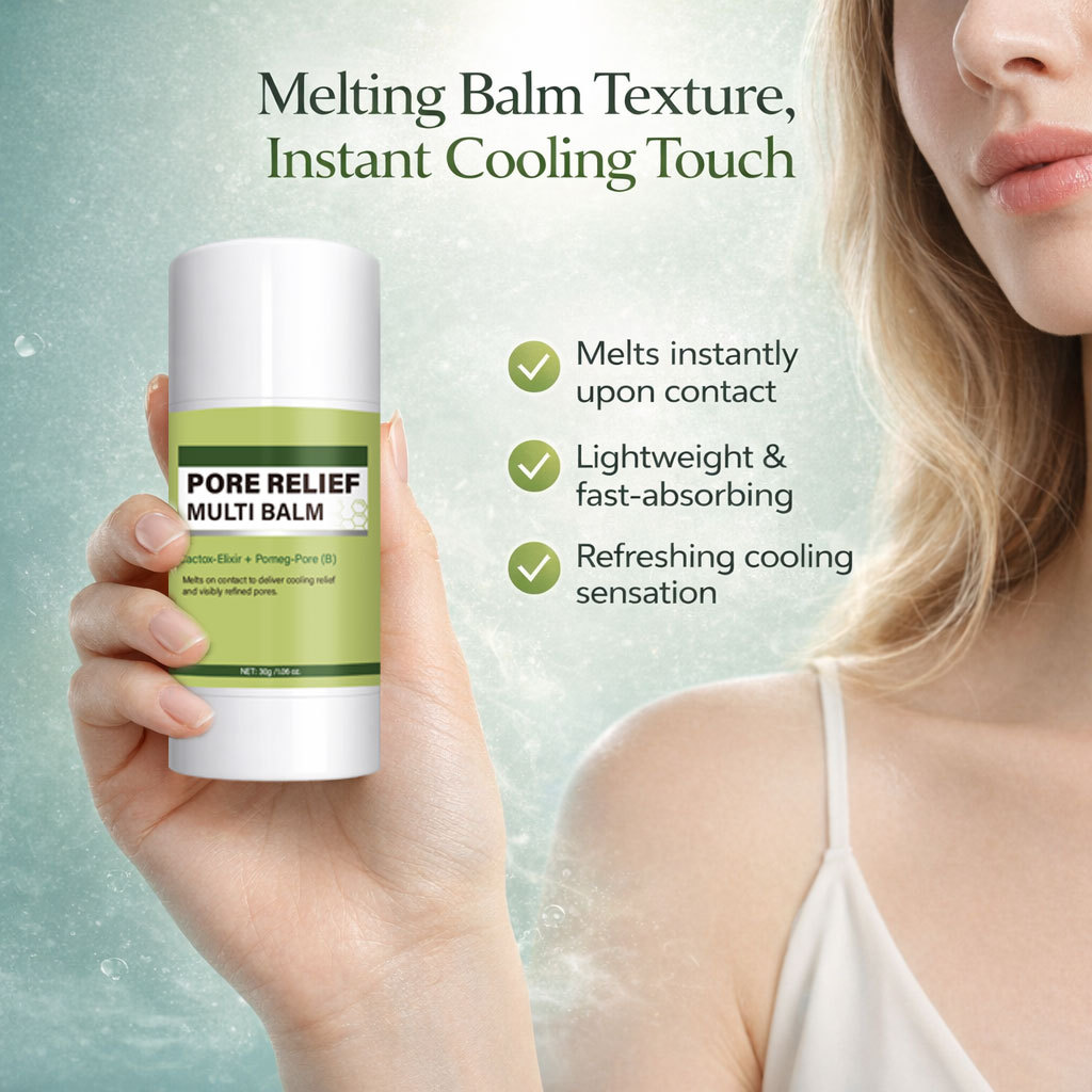 Pore Soothing Multi Effect Repair Balm Skin Smoothing Treatment for Daily Home Care Natural 30g
