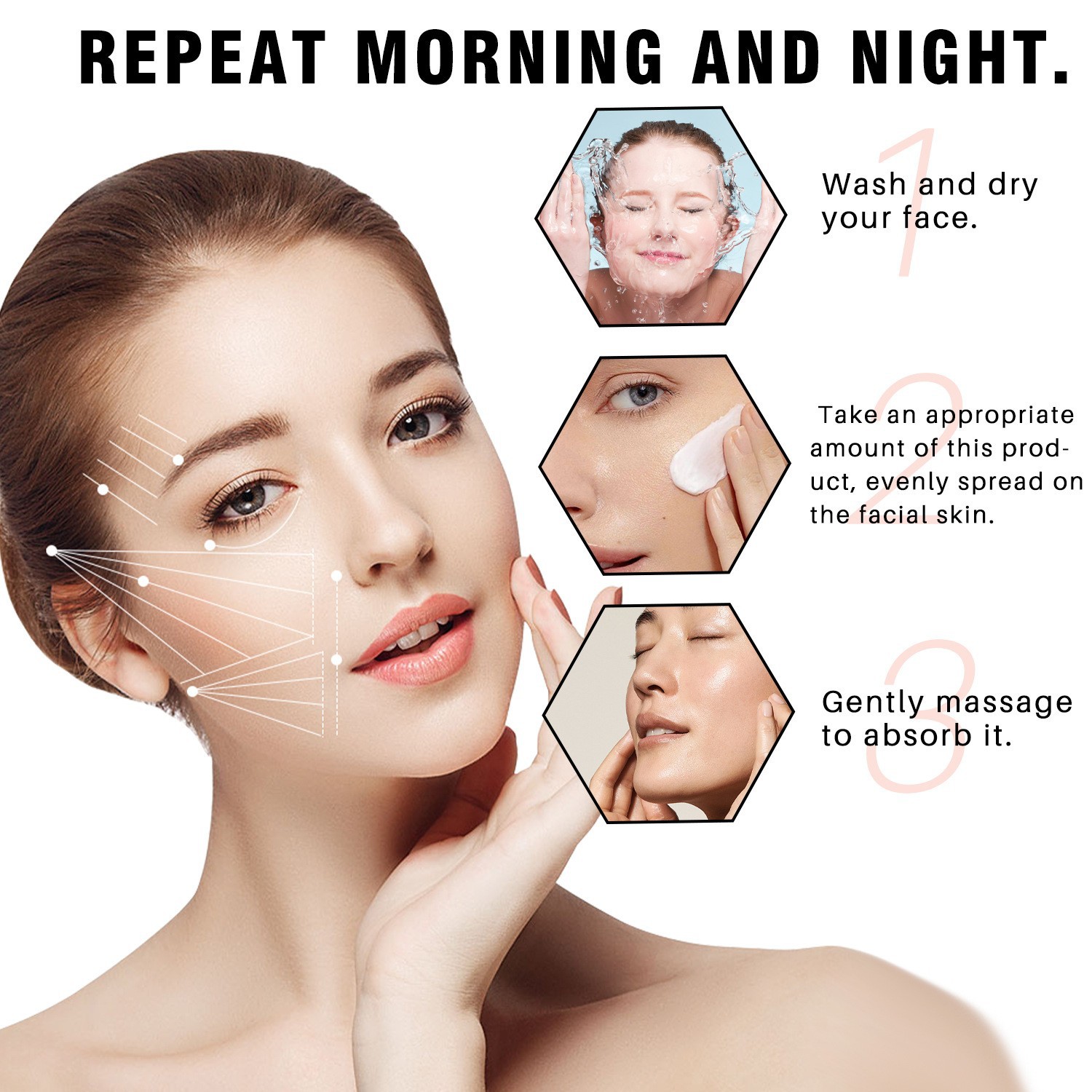 Glutathione Face Cream Moisturising Nourishing Skin Care for Daily Use Natural 50g