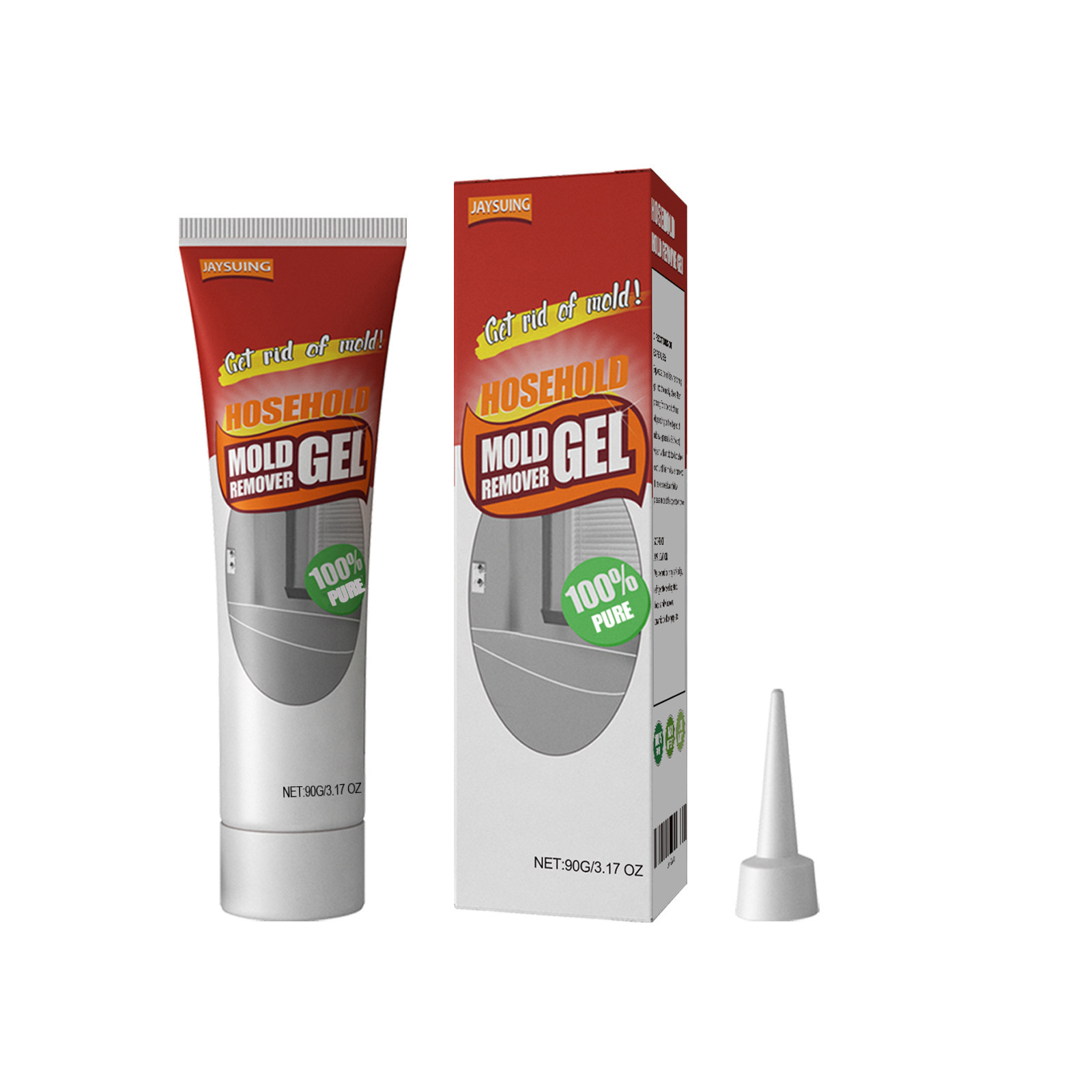 Wall Mold Cleaner Gel For Bathroom Kitchen White Wall Stain Removal And Mildew Cleaning Paste
