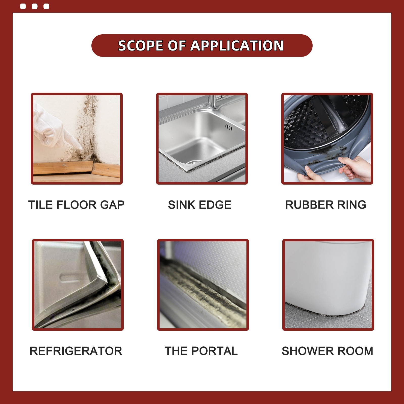 Wall Mold Cleaner Gel For Bathroom Kitchen White Wall Stain Removal And Mildew Cleaning Paste